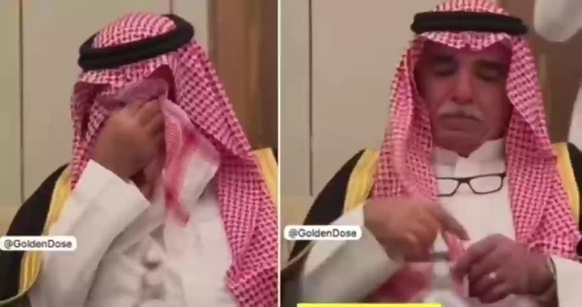 «بالفيديو» بكاء والد سارة الودعاني أثناء عقد قران نجله