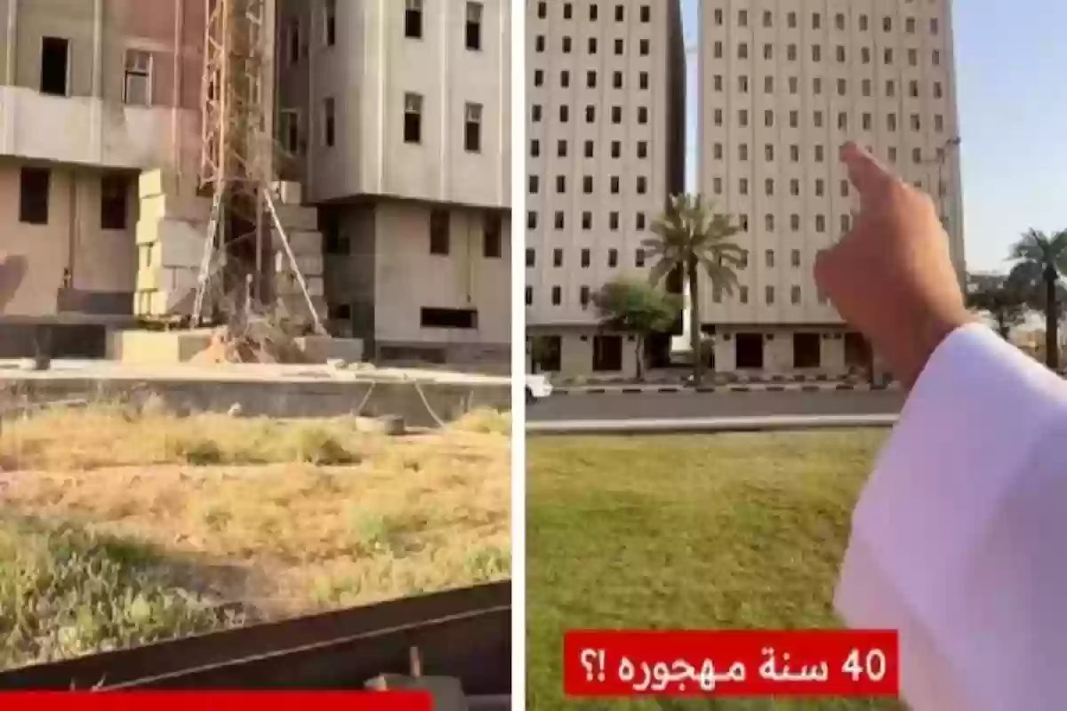 شاهد بالفيديو.. مواطن يكشف عن سر العمارة المهجورة في بريدة