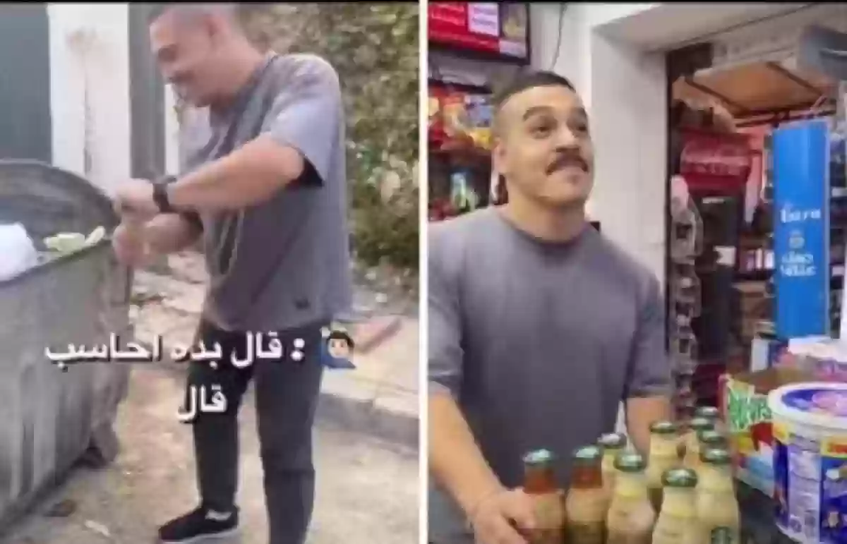 شاب كويتي سرق مشروبات 